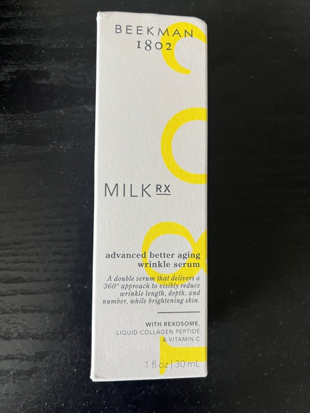 Beekman 1802 Milk RX Advanced Better Aging Wrinkle Serum - White & Yellow